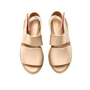 Melissa Nude Pink Platform Jelly Sandal Vinyl SZ39
